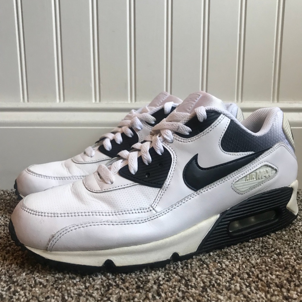 Nike Air Max ‘90 White Black Metallic Silver